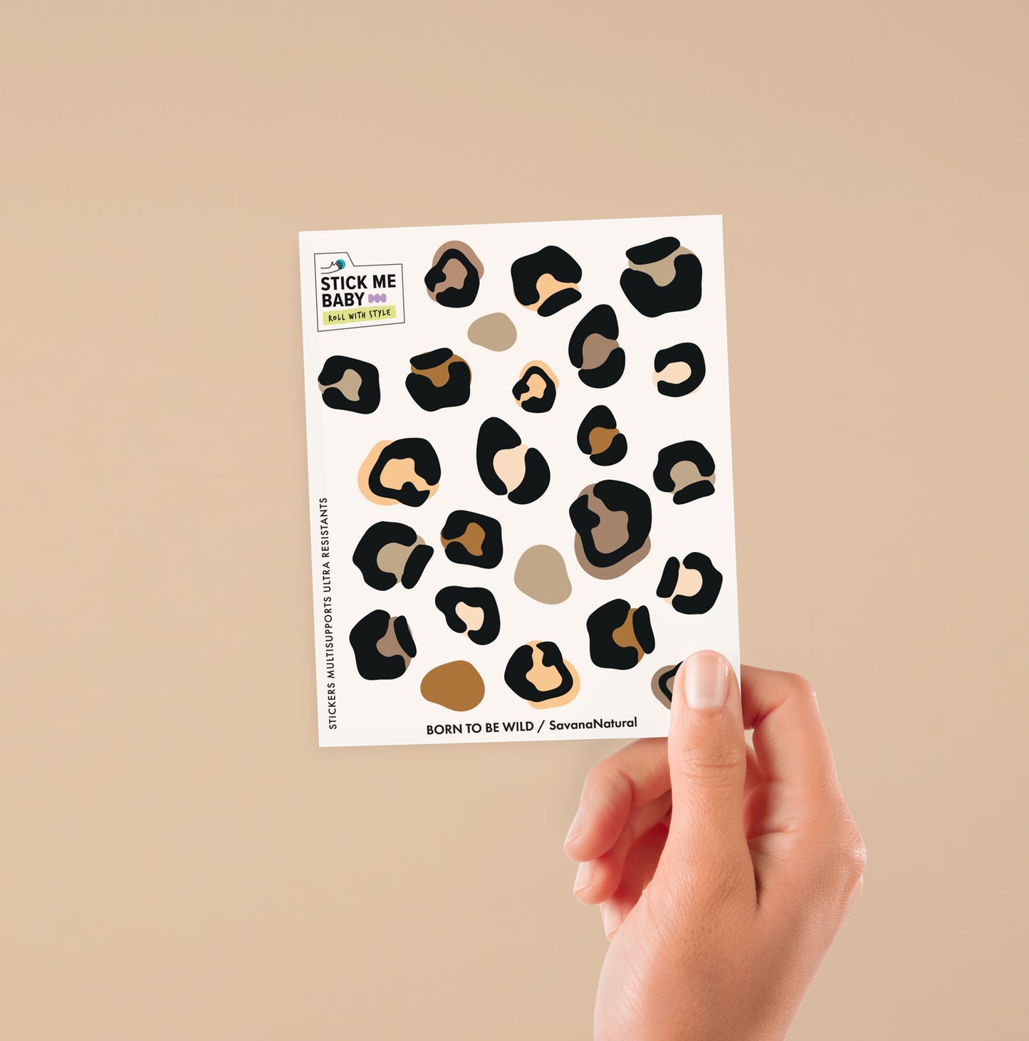 Planche de stickers | Edition limitée| Savana natural